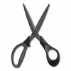 Tru Red Non-Stick Titanium-Coated Scissors, 8" L, 3.86" Cut, Charcoal Blade, Black/Gray Straight Handle TR55016